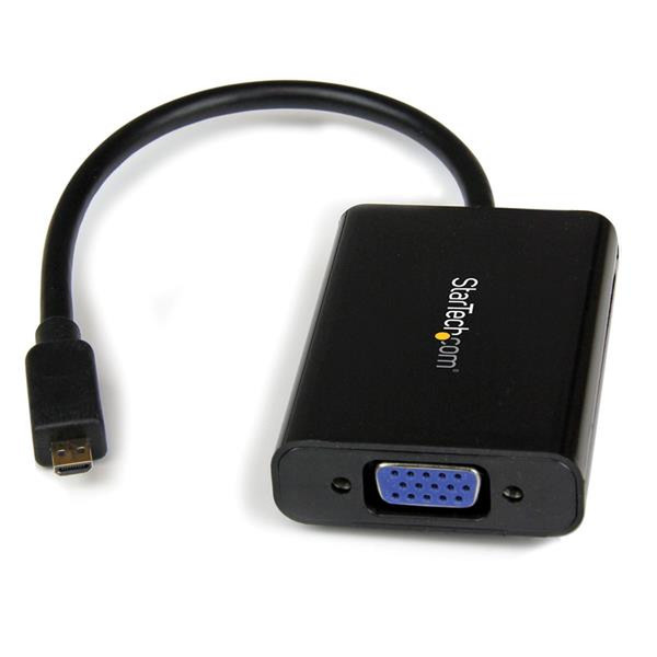 StarTech.com Micro HDMI auf VGA Konverter mit Audio - Micro hd zu VGA Adapter 1080p