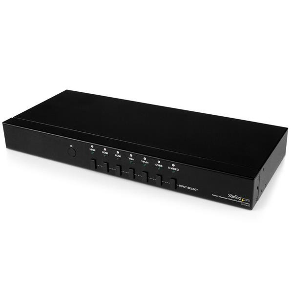 StarTech.com Multiple Video Input with Audio to HDMI Scaler Switcher - HDMI / VGA / Component video switch