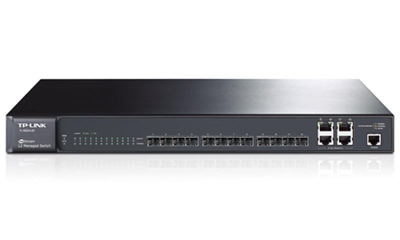 TP-LINK TL-SG5412F Managed network switch L2 1U Черный сетевой коммутатор