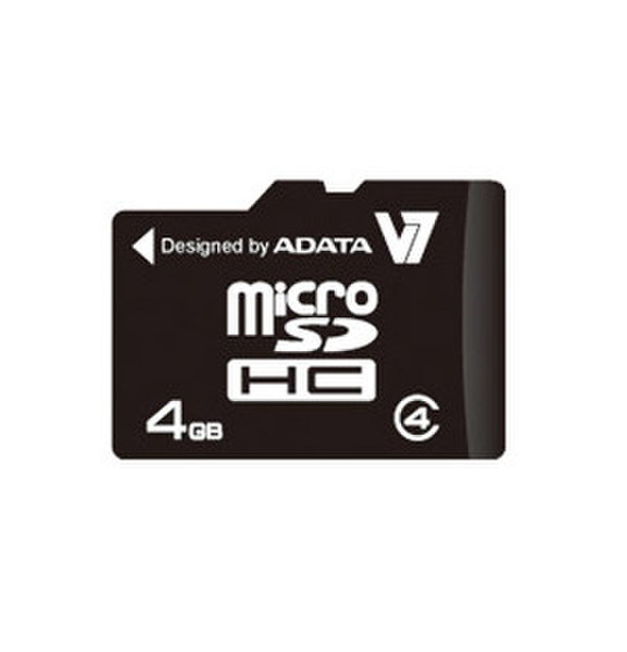 V7 4GB microSD Class 4 4GB MicroSD Klasse 4 Speicherkarte