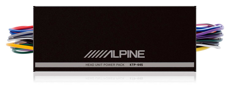 Alpine KTP-445 4.0 Автомобиль Проводная Черный усилитель звуковой частоты