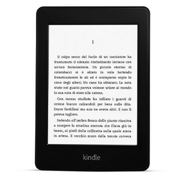 Amazon Kindle Paperwhite 3G 6" Touchscreen 2GB Wi-Fi Black e-book reader