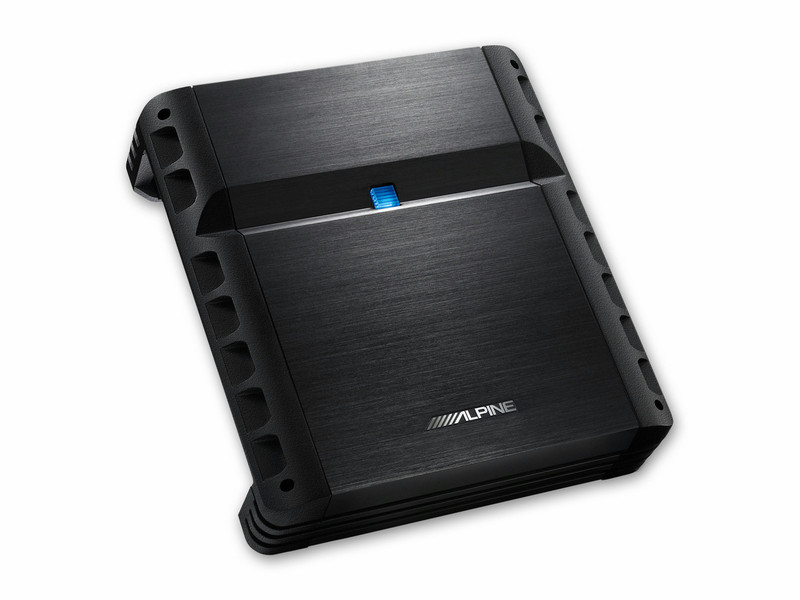 Alpine PMX-T320 2.0 Автомобиль Проводная Алюминиевый, Черный усилитель звуковой частоты