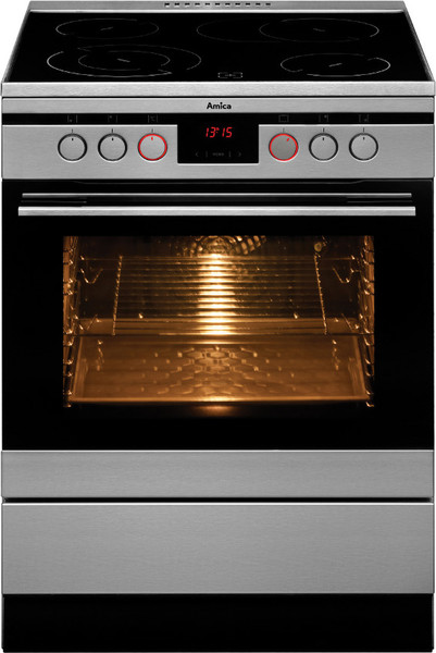 Amica C6635Di Freestanding Ceramic A Stainless steel