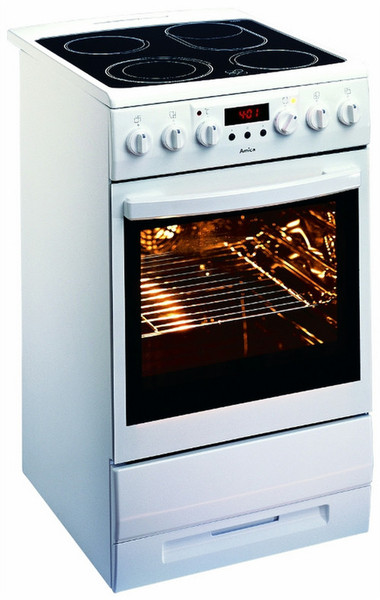 Amica CF5362D Freestanding Ceramic A White cooker