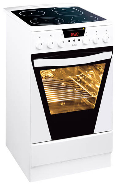 Amica CM5372D Freestanding Ceramic A White cooker