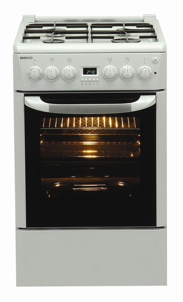 Beko CM 51210 S Freestanding Gas hob B White cooker