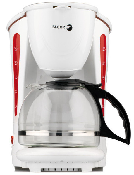 Fagor CG-120 Drip coffee maker 1.1L 12cups White