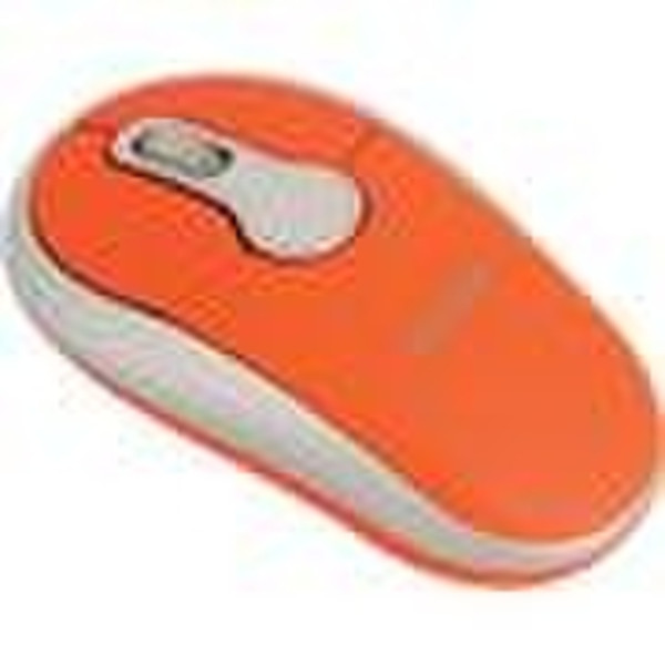 ICIDU Wireless Optical Mouse Беспроводной RF Оптический Оранжевый компьютерная мышь