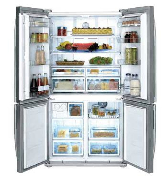 Beko GNE 114613 X freestanding A++ Stainless steel side-by-side refrigerator