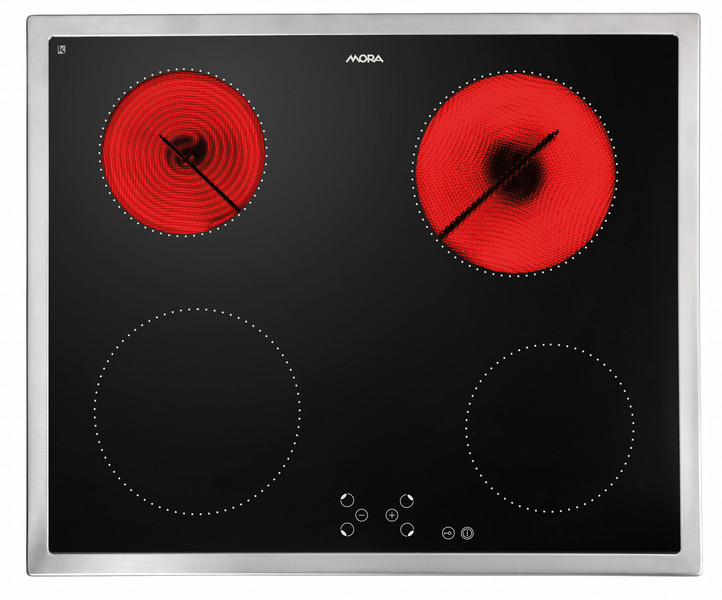 Mora MECT 610 FX2 Eingebaut Ceramic hob Schwarz