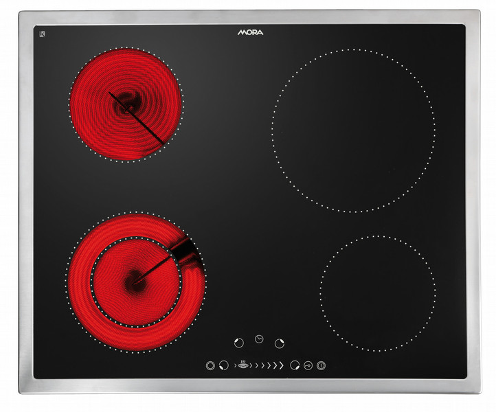 Mora MECT 630 FXS Eingebaut Electric hob Schwarz