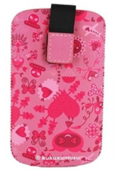 Integral KUFM129 Ziehtasche Pink Handy-Schutzhülle