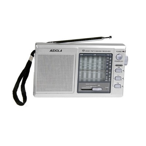 Audiola RTB-2037 Tragbar Analog Silber Radio