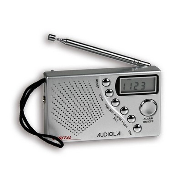 Audiola RTB-2039D/S Портативный Цифровой Cеребряный радиоприемник