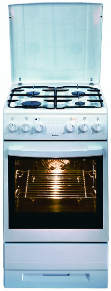 Amica GEF5333 Eco Отдельностоящий Gas hob A Белый