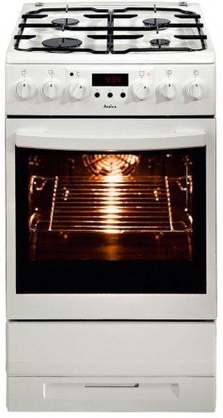 Amica GES 233 D Freestanding Gas hob White