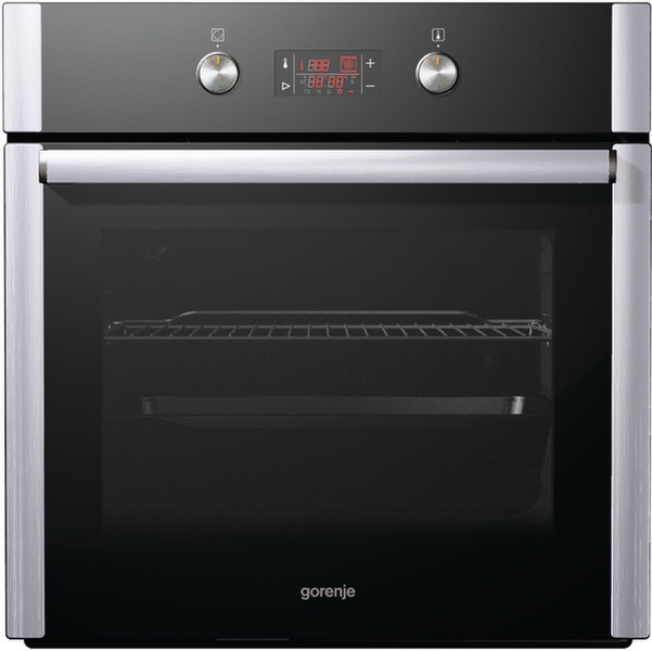 Gorenje BO7540AX Elektro 65l Schwarz, Edelstahl Backofen