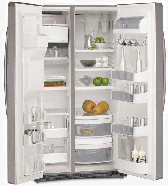 Fagor FQ8965X Freistehend 549l A+ Edelstahl Side-by-Side Kühlkombination