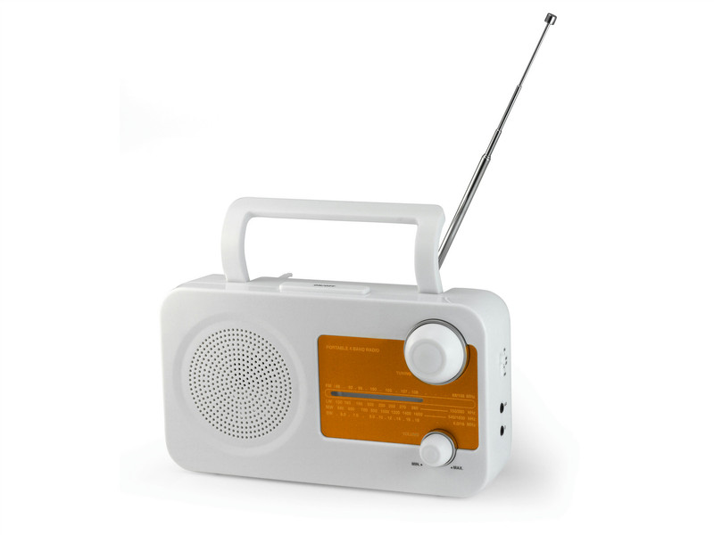 AudioSonic RD-1546 Портативный Коричневый, Белый радиоприемник