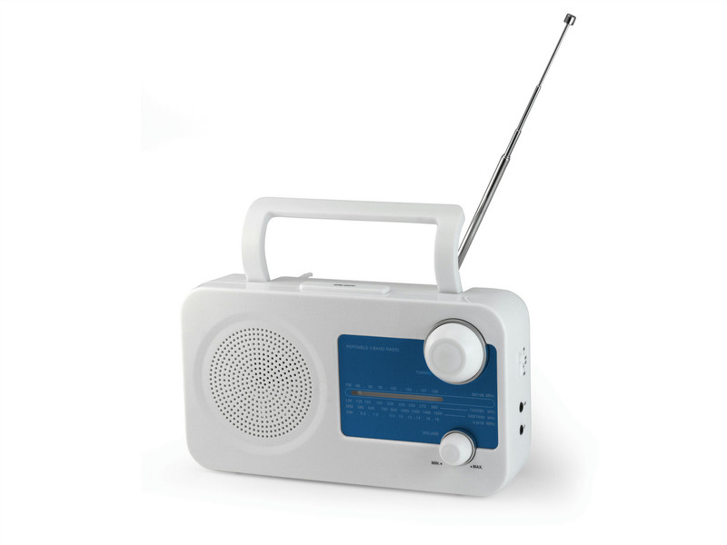 AudioSonic RD-1547 Tragbar Blau, Weiß Radio