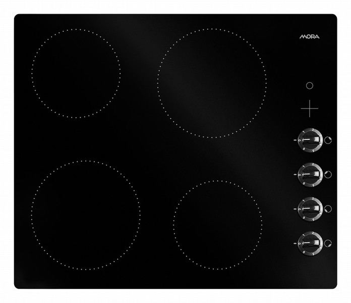 Mora MEC 610 FSC Eingebaut Ceramic hob Schwarz