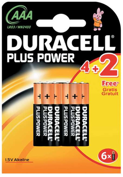 Duracell 6 LR03 AAA