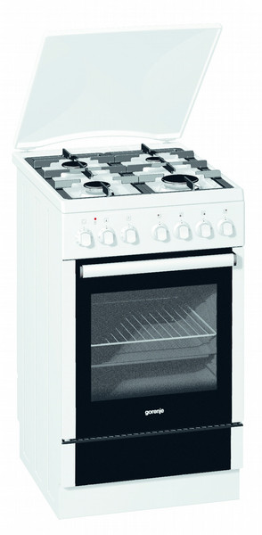 Gorenje K57220AW Отдельностоящий Gas hob Белый кухонная плита