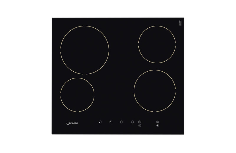 Indesit VRA 640 C (PT) Eingebaut Ceramic hob Schwarz Kochfeld