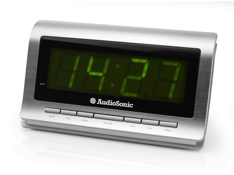 AudioSonic CL-1472 Uhr Silber Radio