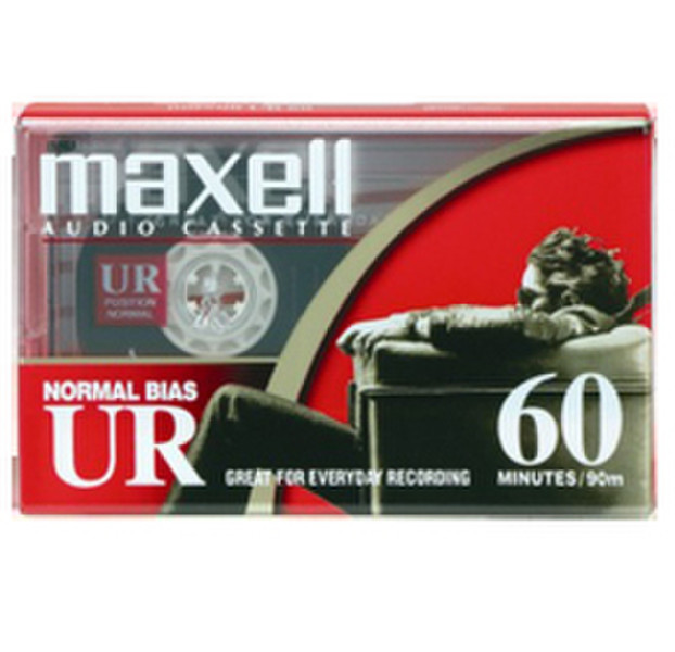 Maxell UR 60 Audio Cassette 3 Pack audio 60min 3pc(s)