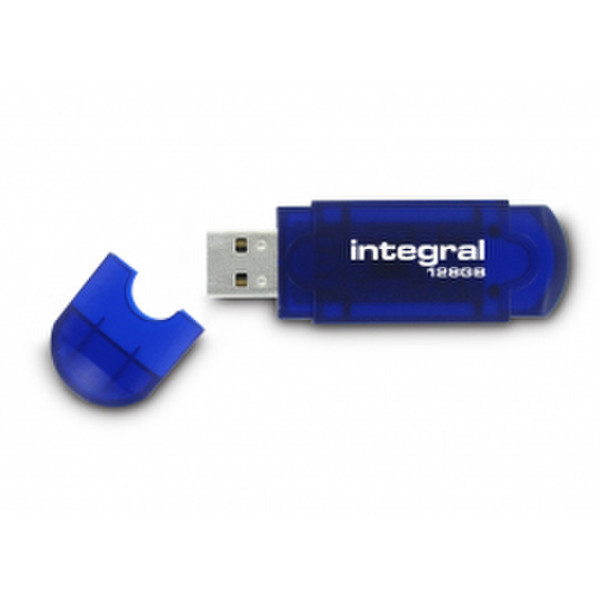 Integral EVO 128GB 128ГБ USB 2.0 Type-A Синий USB флеш накопитель