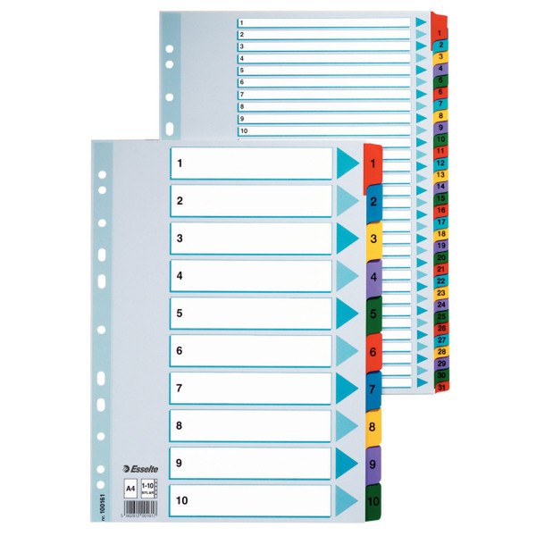 Esselte Carton Index 1pc(s) divider