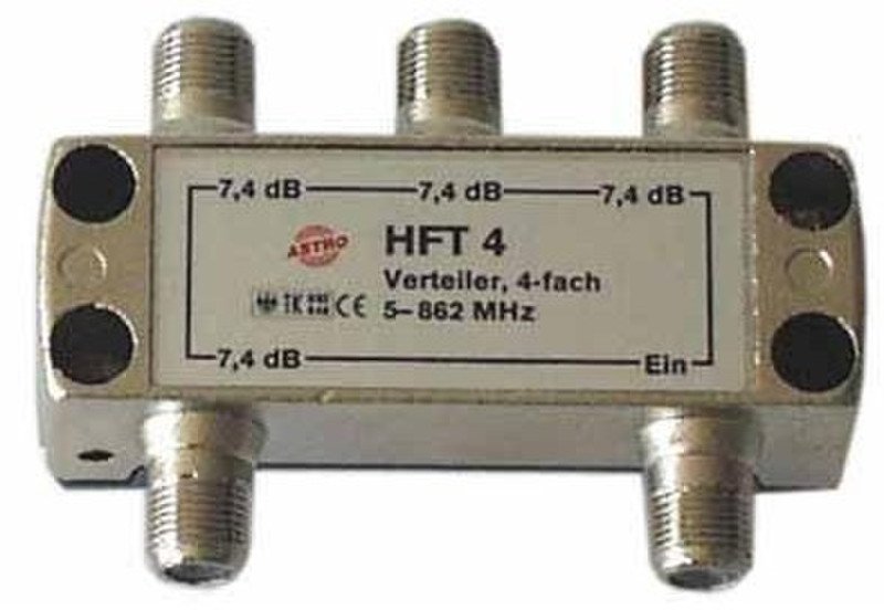 Astro HFT 4 Cable splitter Silber