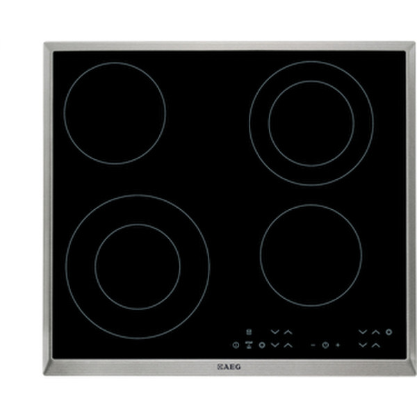 AEG HK634021XB Встроенный Ceramic hob Черный плита