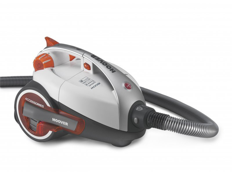 Hoover TFV 1617 Цилиндрический пылесос 2.3л 1600Вт Оранжевый, Белый пылесос