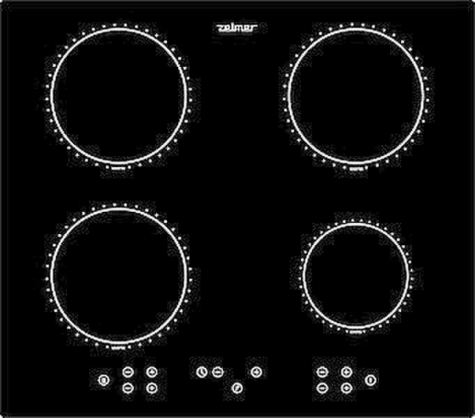 Zelmer ZPI 6014UE Встроенный Induction hob Черный плита