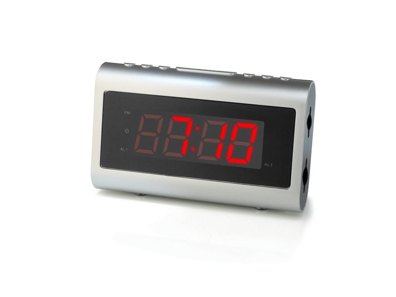 AudioSonic CL-1471 Clock Silver