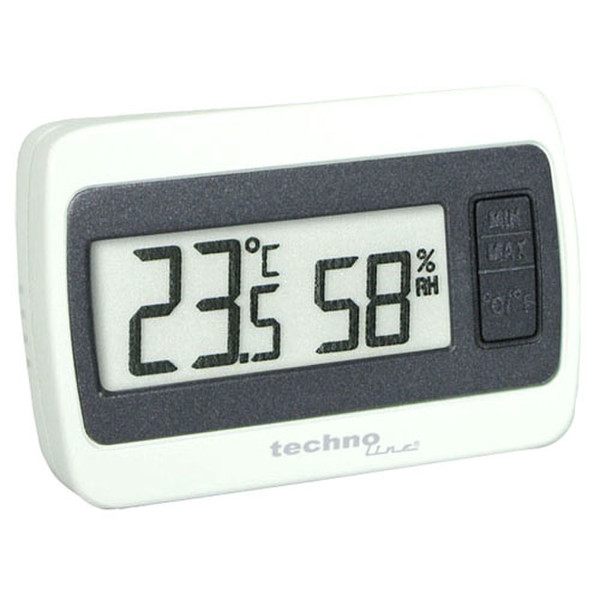 Technoline WS 7005 Indoor Electronic environment thermometer Grey,White
