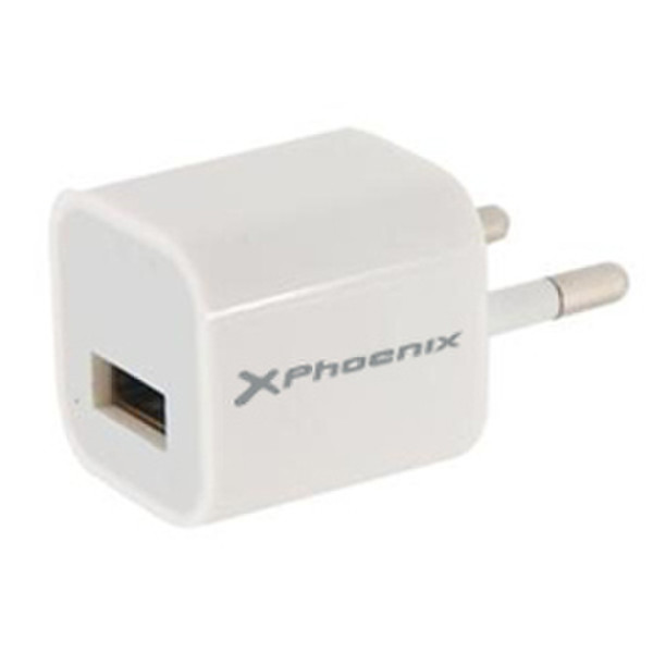 Phoenix Technologies PHHOMECHARGERB Indoor White mobile device charger
