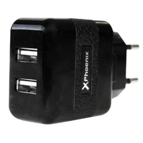 Phoenix Technologies PHHOMECHARGERN Indoor Black mobile device charger