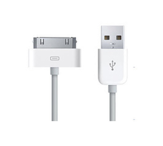 Dynamode USB2.0/30-pin USB A Apple 30-p Белый