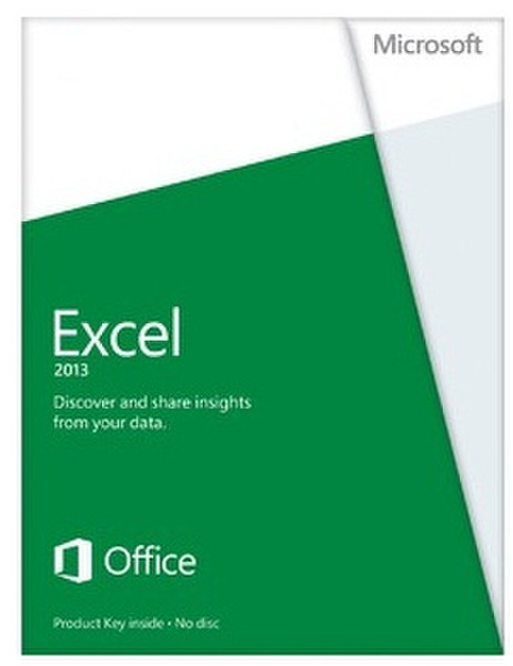 Microsoft Excel 2013, x32/64, 1u, ENG