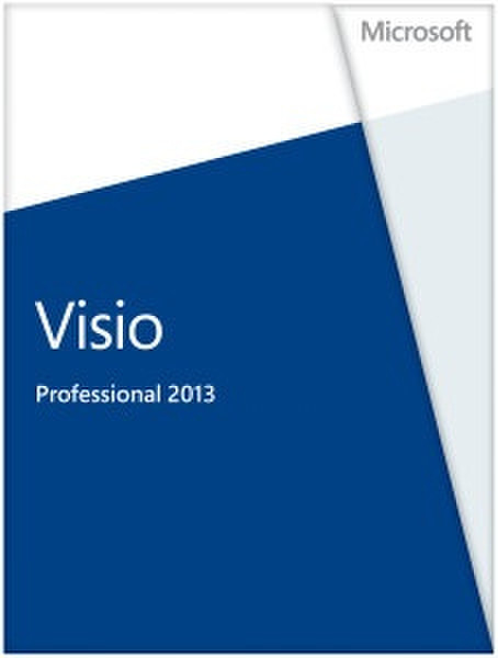 Microsoft Visio Professional 2013, x32/64, 1u, ENG