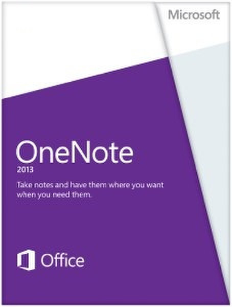 Microsoft OneNote 2013, x32/64, 1u, ENG