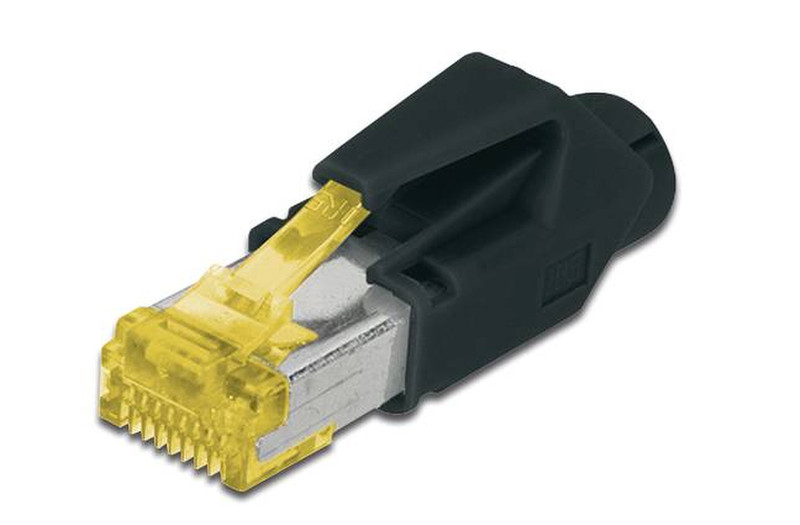 Hirose CAT6a TM31 RJ45 Black,Yellow wire connector