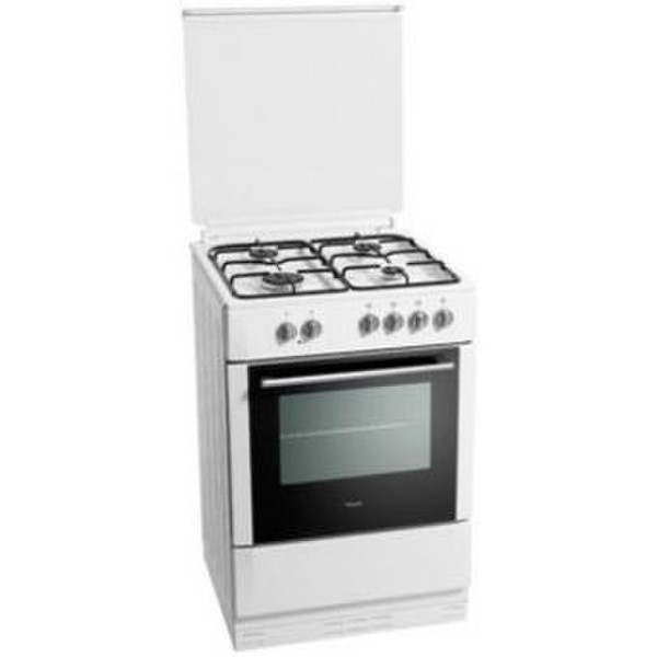 Pelgrim PF6220WIT Freestanding Gas hob A White cooker