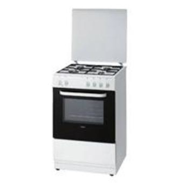 Pelgrim PF6238WIT Freestanding Gas hob A White cooker