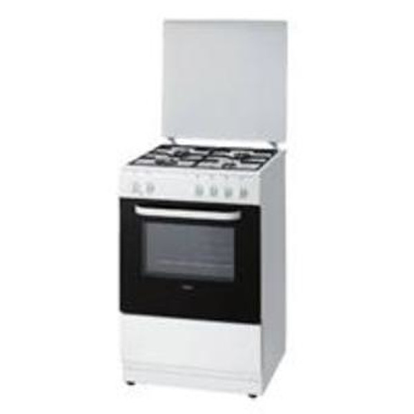 Pelgrim PF6239WIT Freestanding Gas hob A White cooker