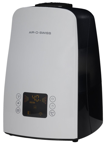 AIR-O-SWISS U650 Ultraschall 5.5l 40W Schwarz, Weiß Luftbefeuchter